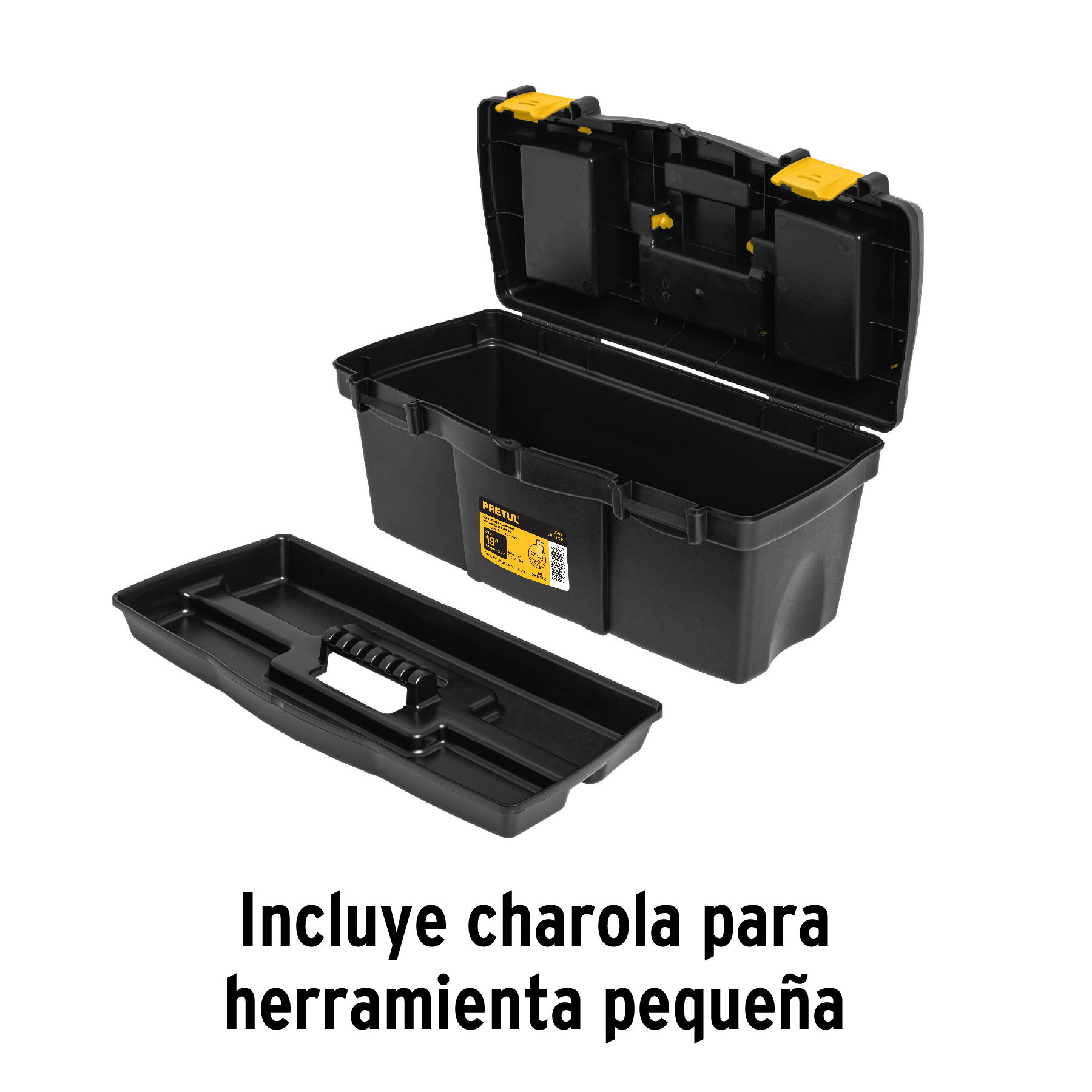 Caja para herramienta de 19" con compartimentos, PRETUL - Image 5